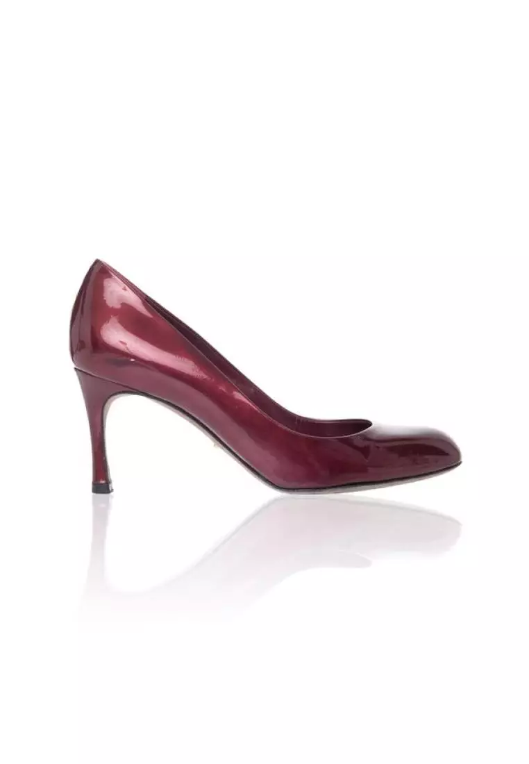 Purple patent leather best sale pumps