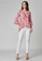 Somerset Bay Becca Feminine Flounced Blouse in Roses and Gold D5F4CAA7BD2A59GS_1
