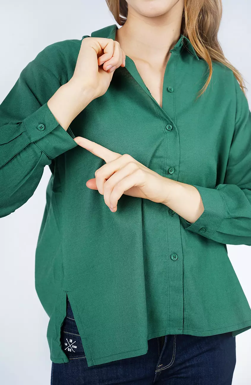 Kemeja Wanita Karla Green