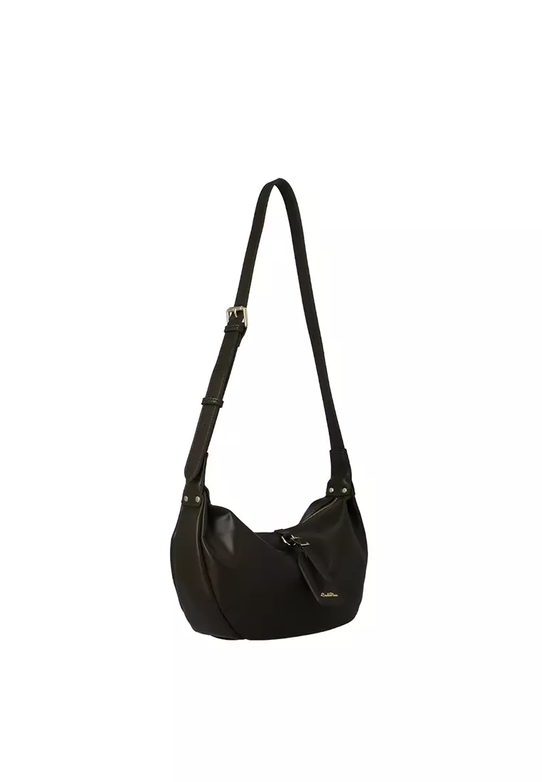 Kora Strap Detail Crossbody Bag - Dark Green