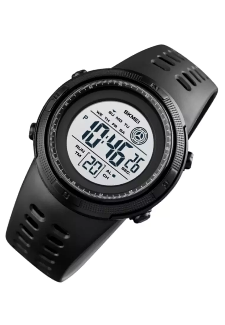 Jam Tangan Digital Pria Waterproof Many Function Strap Tali Material PU Silicone BY27 ORIGINAL