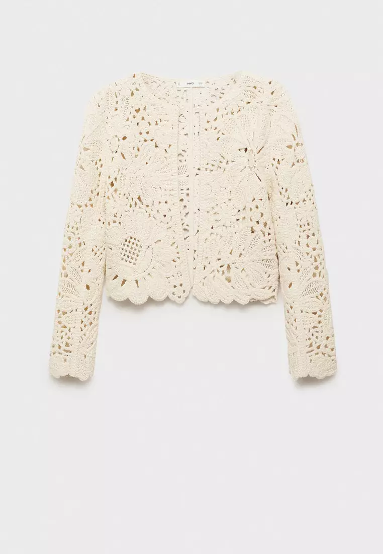 ジャケット・アウター mame Scallop Cut Knitted Jacket Mame Kurogouchi マメクロゴウチ Scallop Cut Knitted Jacket