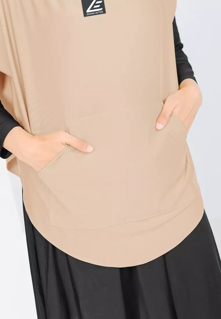 Zelena - Vivian Sport Hijab | Rompi Hijab Vest Olahraga - Brown Sugar