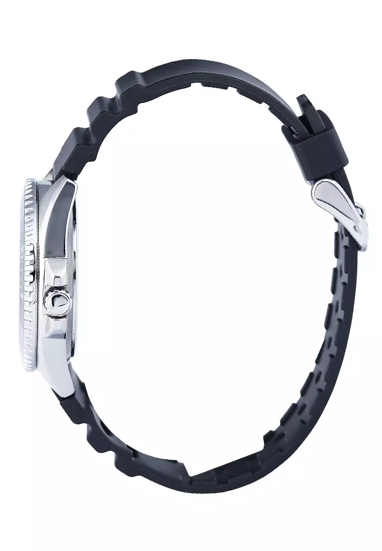 Casio Standard - Jam Tangan Analog Pria - Black Rubber Strap - MDV-10-1A2V