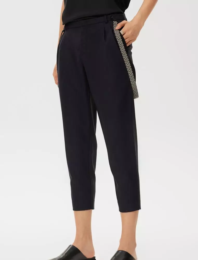 Ankle-Length Straight Leg Pants