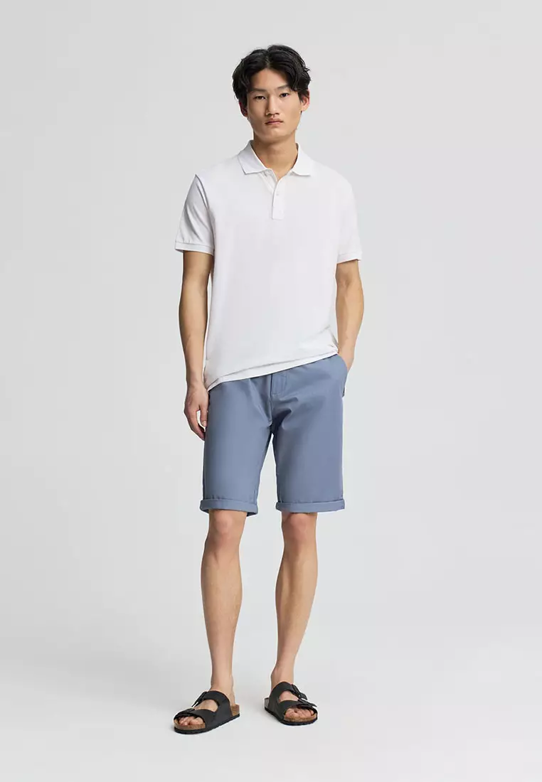 Men's Chino Shorts With Cuffs