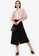 ZALORA WORK pink Butterfly Sleeves Contrast Panel Blouse AB637AA9CD00B9GS_4
