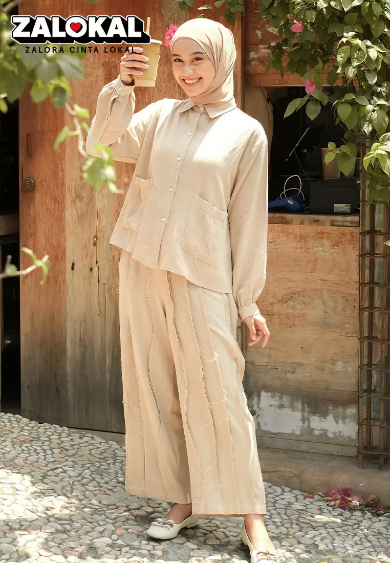 Tale Linen Set Creamy
