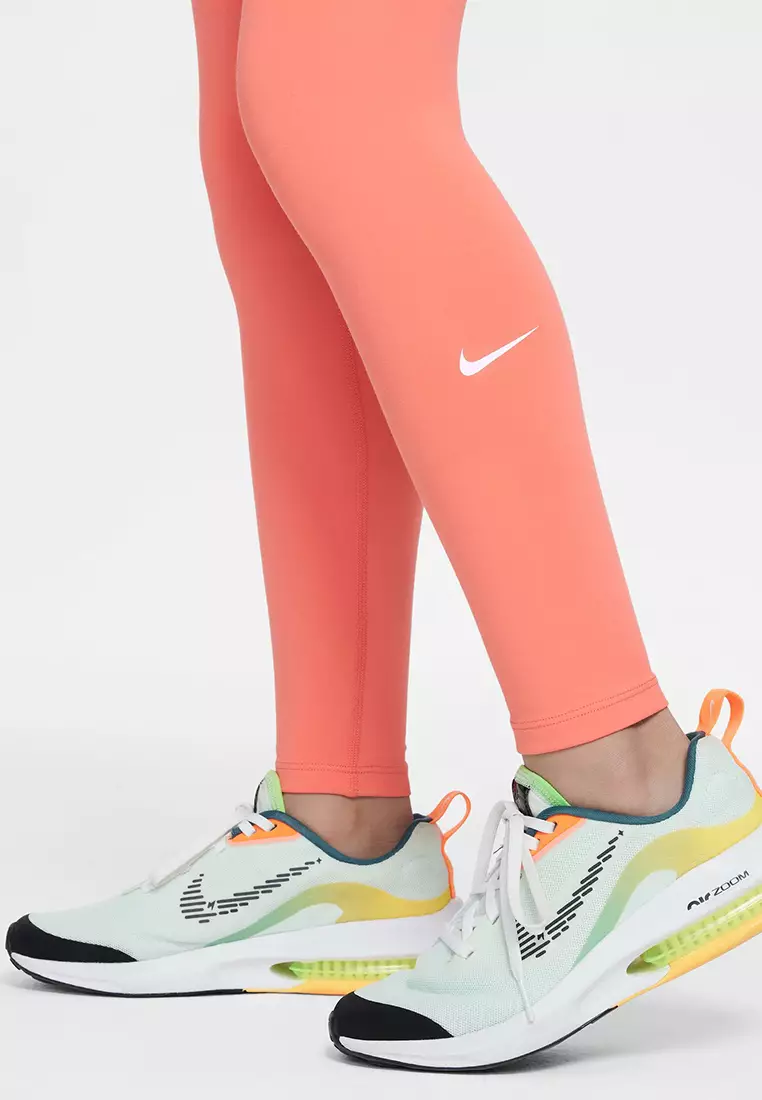 Jual Nike One Older Kids' (Girls') Dri-FIT High-Waisted Leggings