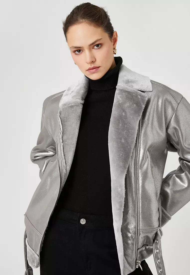 Oversized Biker Jacket