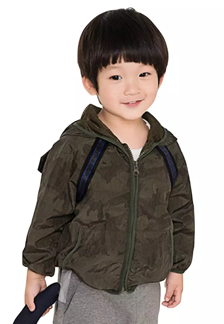 Army discount print windbreaker