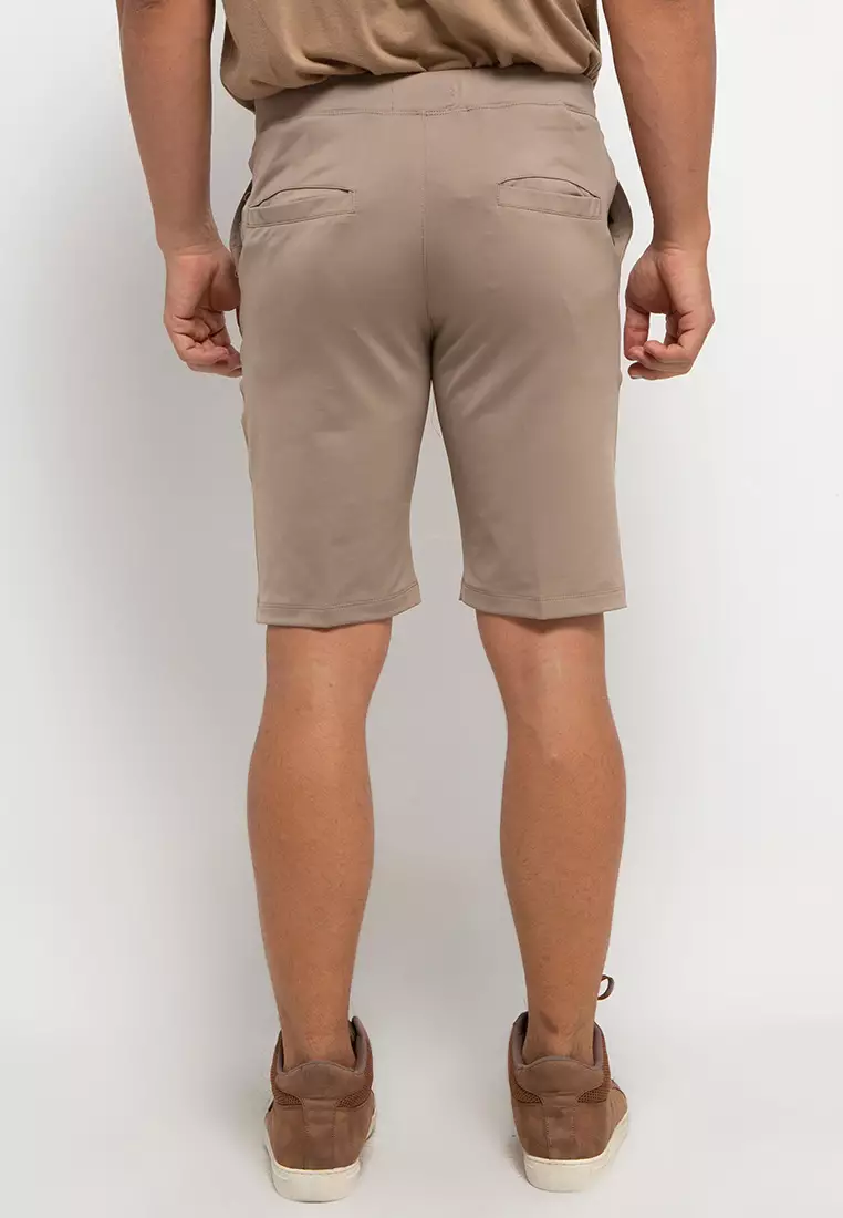 Nade Japan NTA54 Flex Chino Pendek Four Way Pria Stretch Khaki