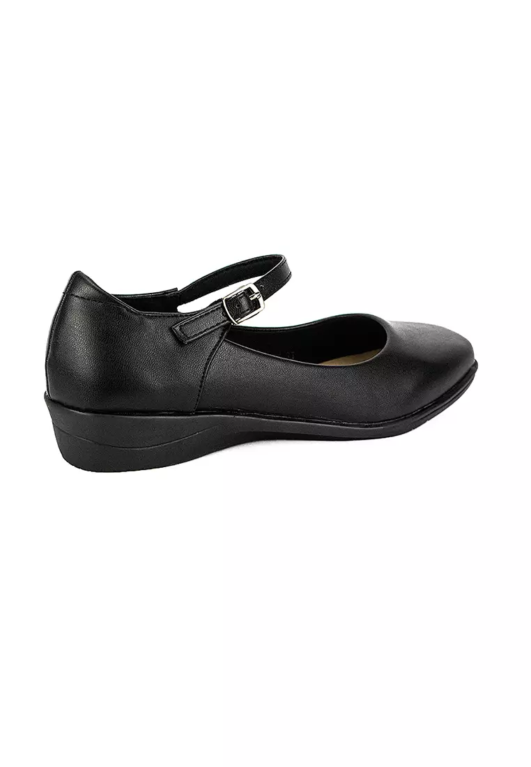 Women's Flats School Shoes LW 24591 Black C31 - C40