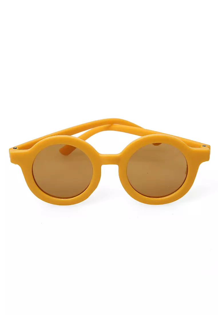Ulrico Kacamata Anak Unisex UV Protection Kids Sunglasses Cute Design Material Plastic ORIGINAL - Mustard