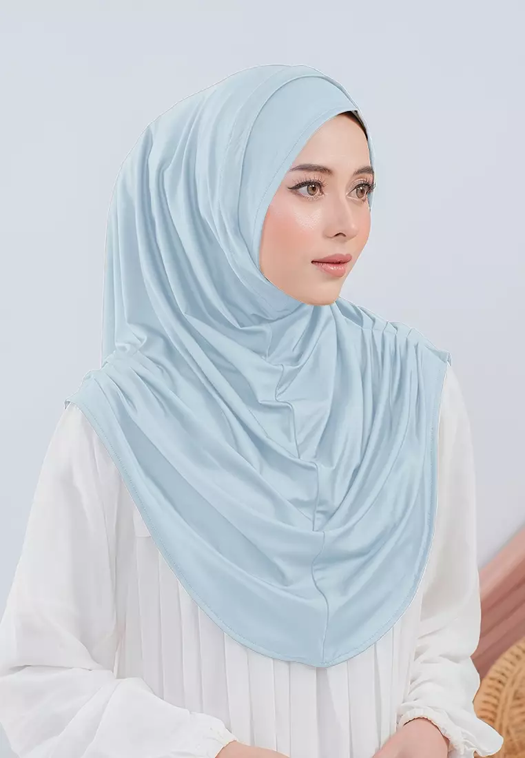 HIJAB INSTAN VALEEQA - LIGHT BLUE