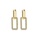 Glamorousky white Fashion Temperament Plated Gold Hollow Geometric Earrings with Cubic Zirconia AE9E1AC8351CF3GS_1