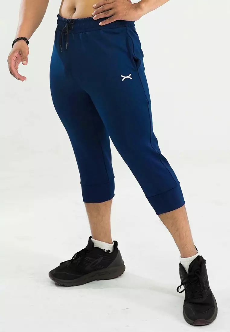 Jogger Pants 3/4 Stretch FastTrack series Navy
