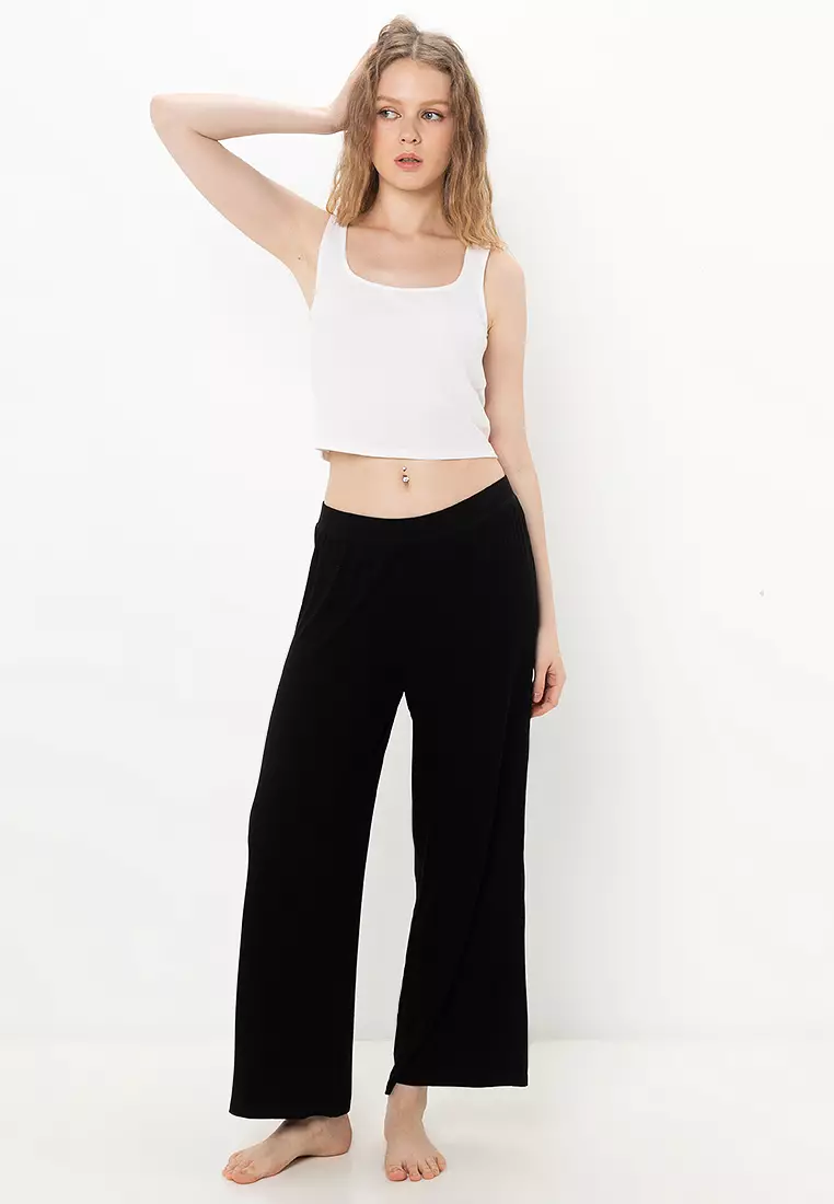 Sleep Recovery Asia Fit Wide Leg Pants
