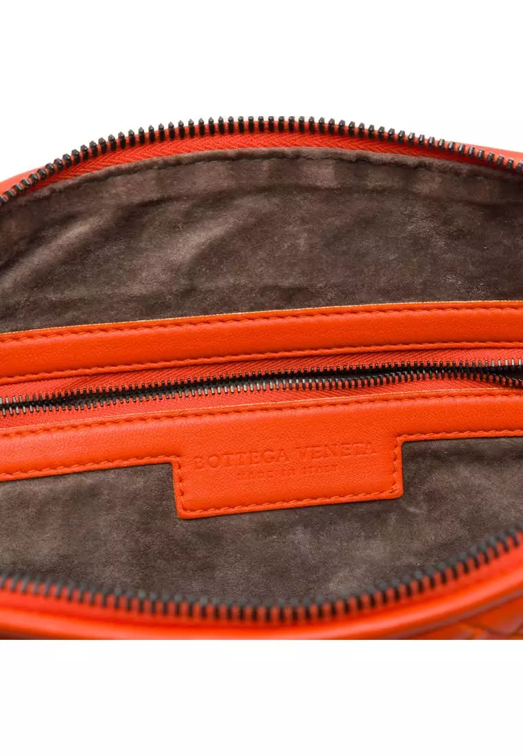 Pre-Loved Bottega Veneta Nappa Intrecciato Nodini Crossbody