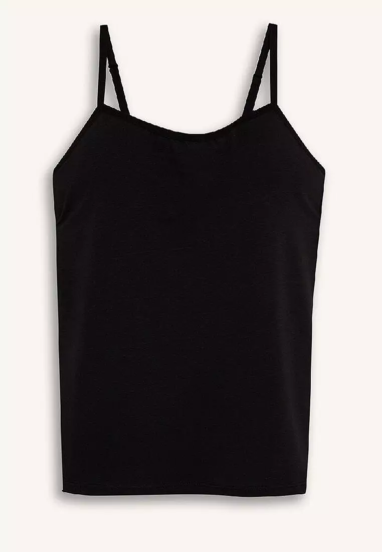 Fall in Love Regular Fit Cotton Tank Top