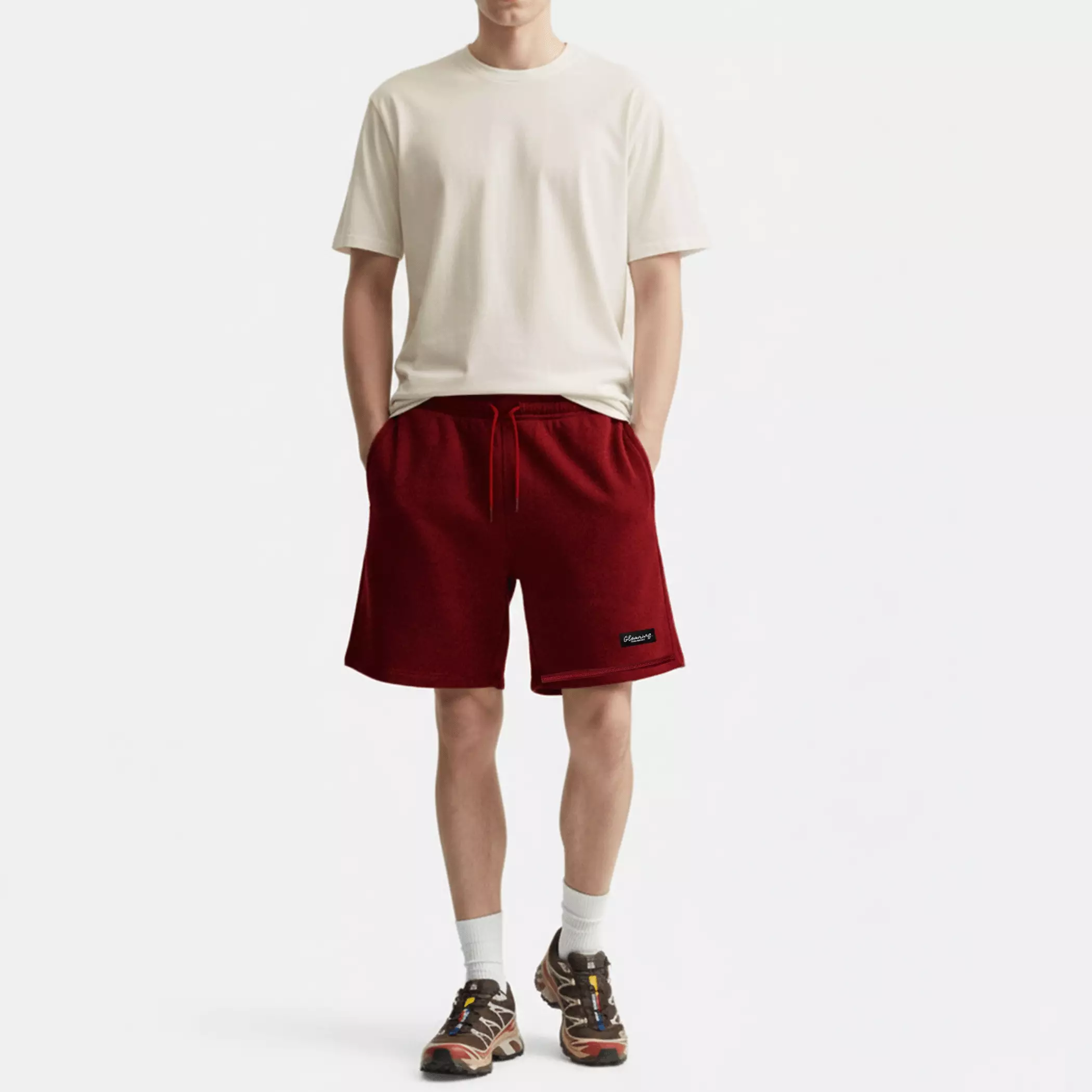 Gloaming Celana Pendek Uniqlo Boardshort Maroon