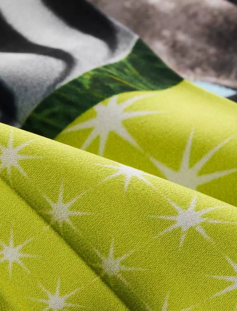 JNBY Women's H-Type Retro Color-Block Skirt