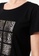LC WAIKIKI black Crew Neck Printed Short Sleeve Cotton Women's T-Shirt E5655AA8514F1EGS_3