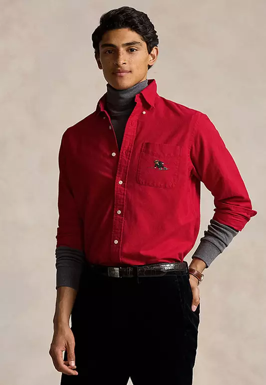 Classic Fit Polo Bear Oxford Shirt