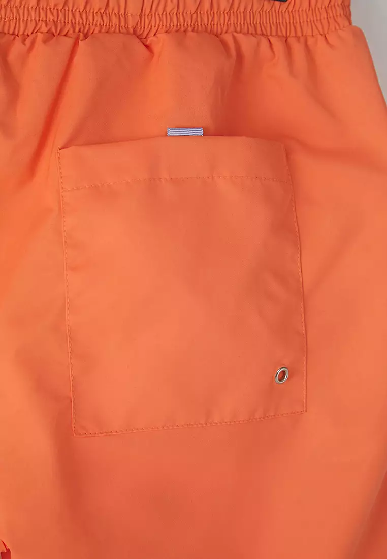 Light Orange Basic Standard Size Swimsuit Swim Shorts TMNSS20DS0023