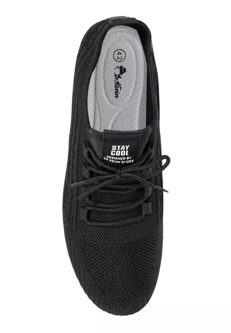 Dr. Kevin Sepatu Sport Pria Men Sneakers Sekolah Flyknit Tali 889-067