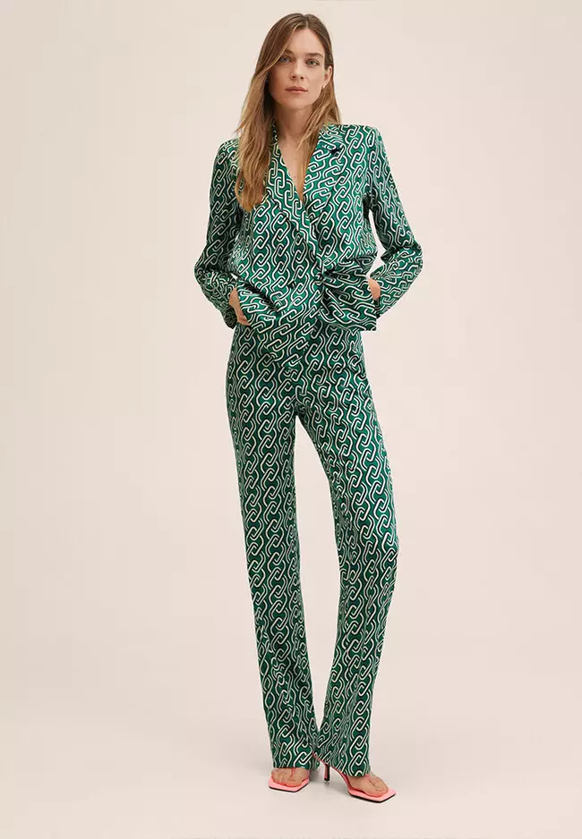 Chain Print Trousers