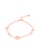 Millenne silver MILLENNE Made For The Night Embellished Geometric Charms Cubic Zirconia Rose Gold Bracelet with 925 Sterling Silver B8CA8ACEE80656GS_1