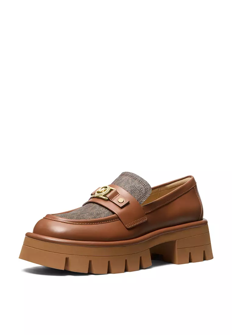 Mandy Signature Logo Platform Loafers