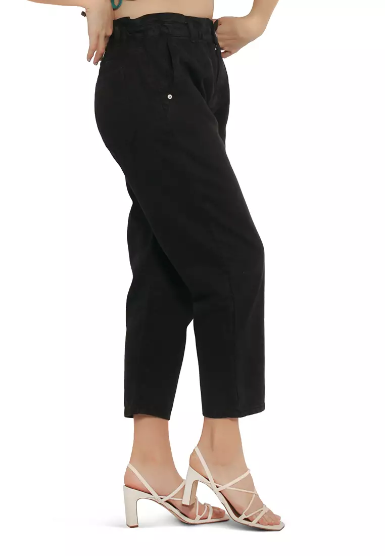 Kantong Kertas Hitam Celana Pinggang