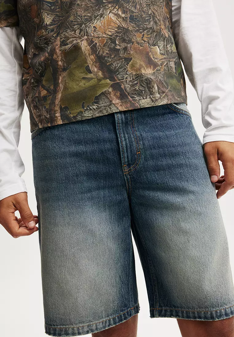 Baggy Denim Shorts
