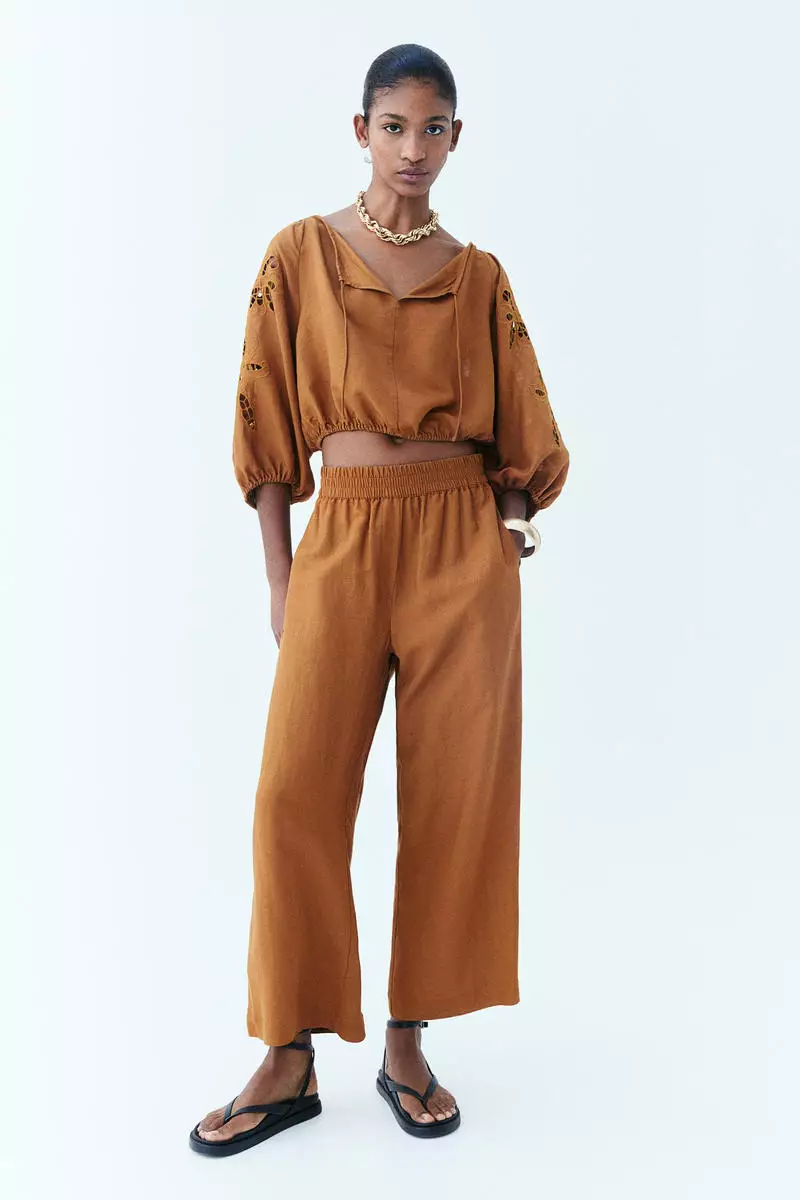 H&m discount loose trousers