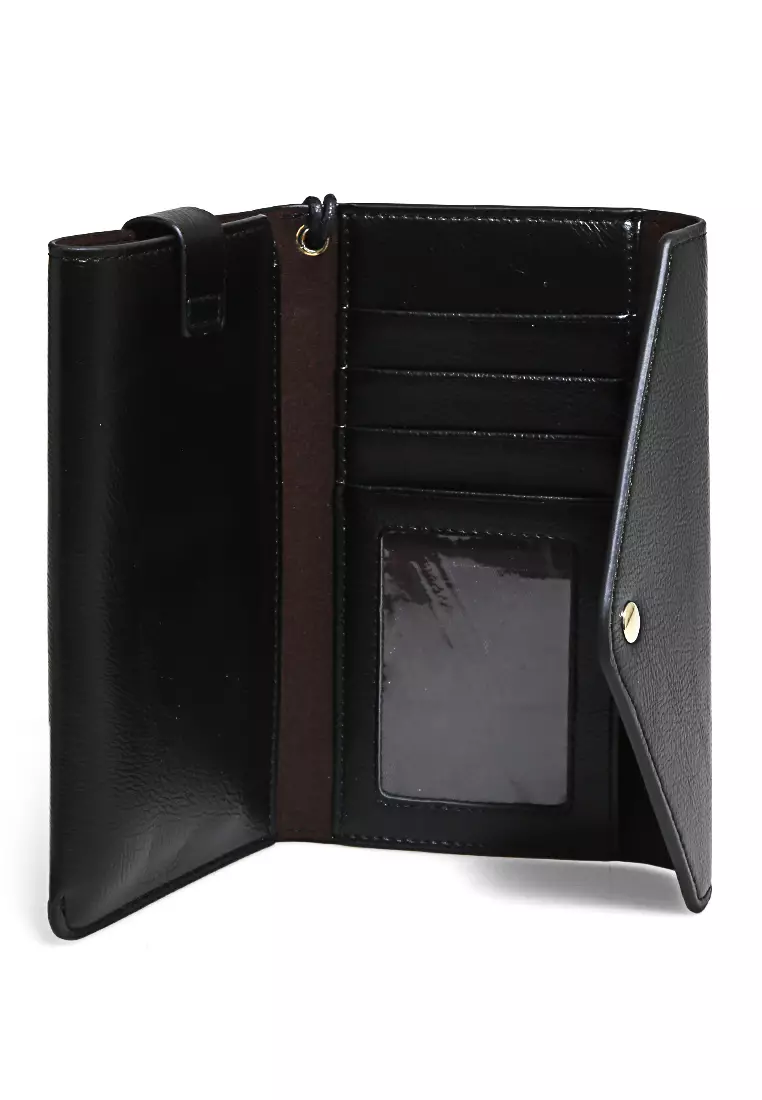 Clutch Wallet Dompet Wanita Model Panjang Handphone Slot Material Leather ORIGINAL