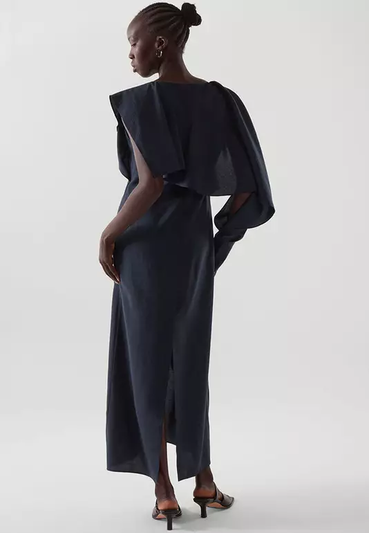 Asymmetric Midi Dress