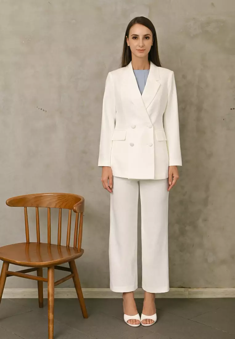 双排扣西装外套