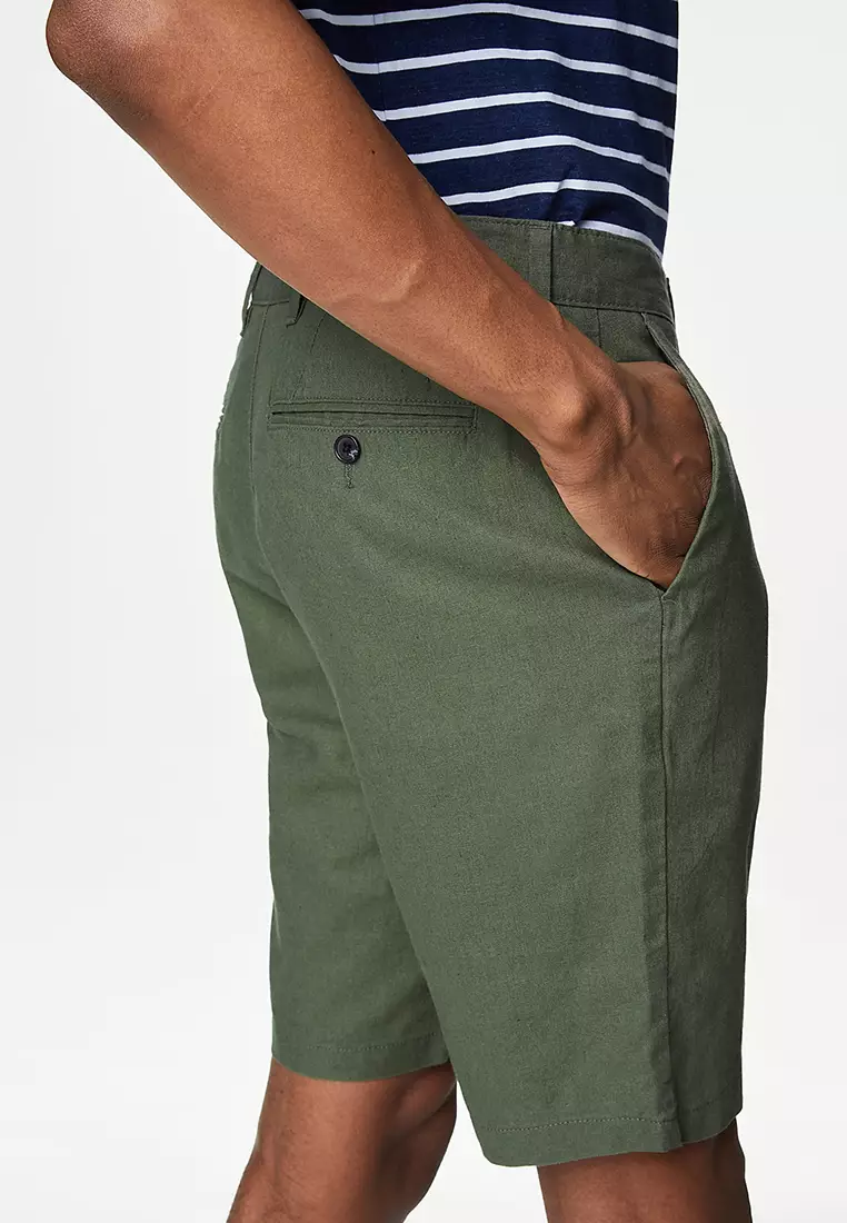 Linen Rich Chino Shorts