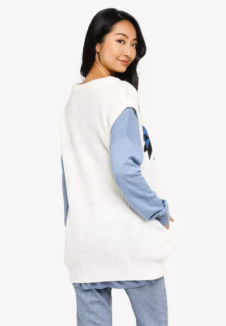 Graphic Knitted Vest