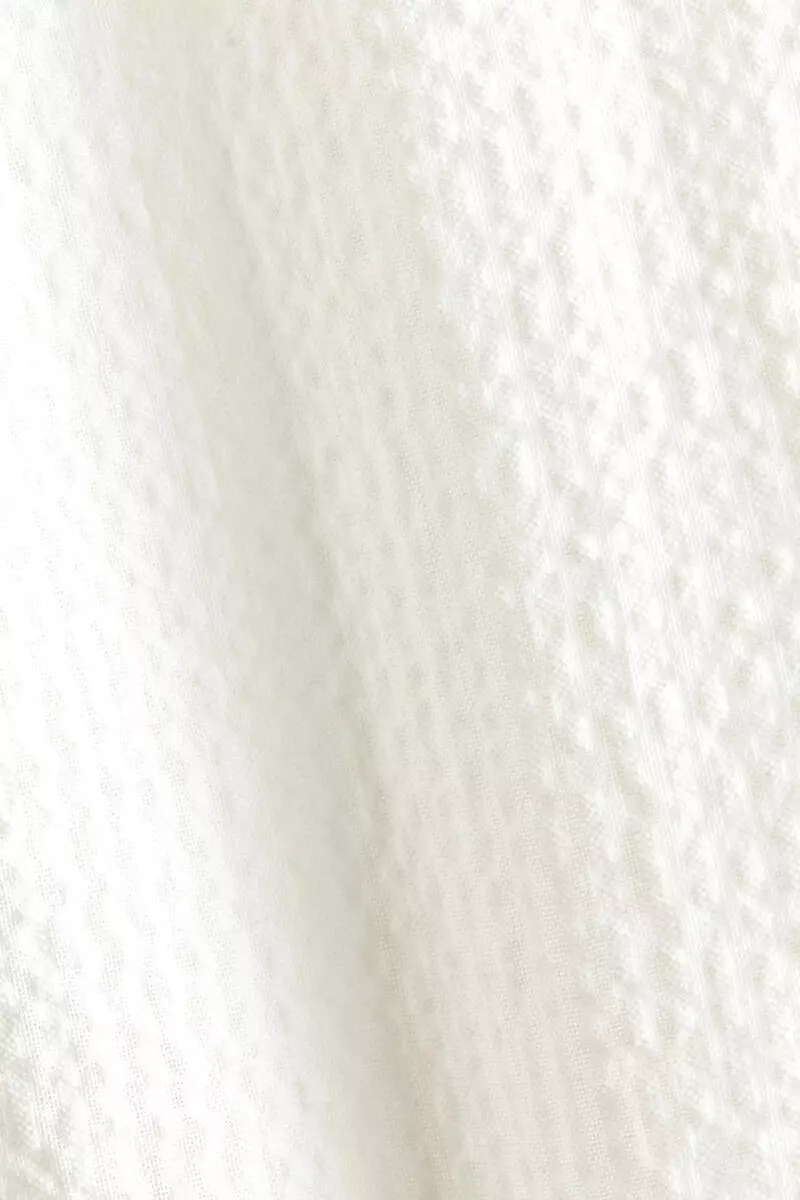Cotton seersucker grandad shirt