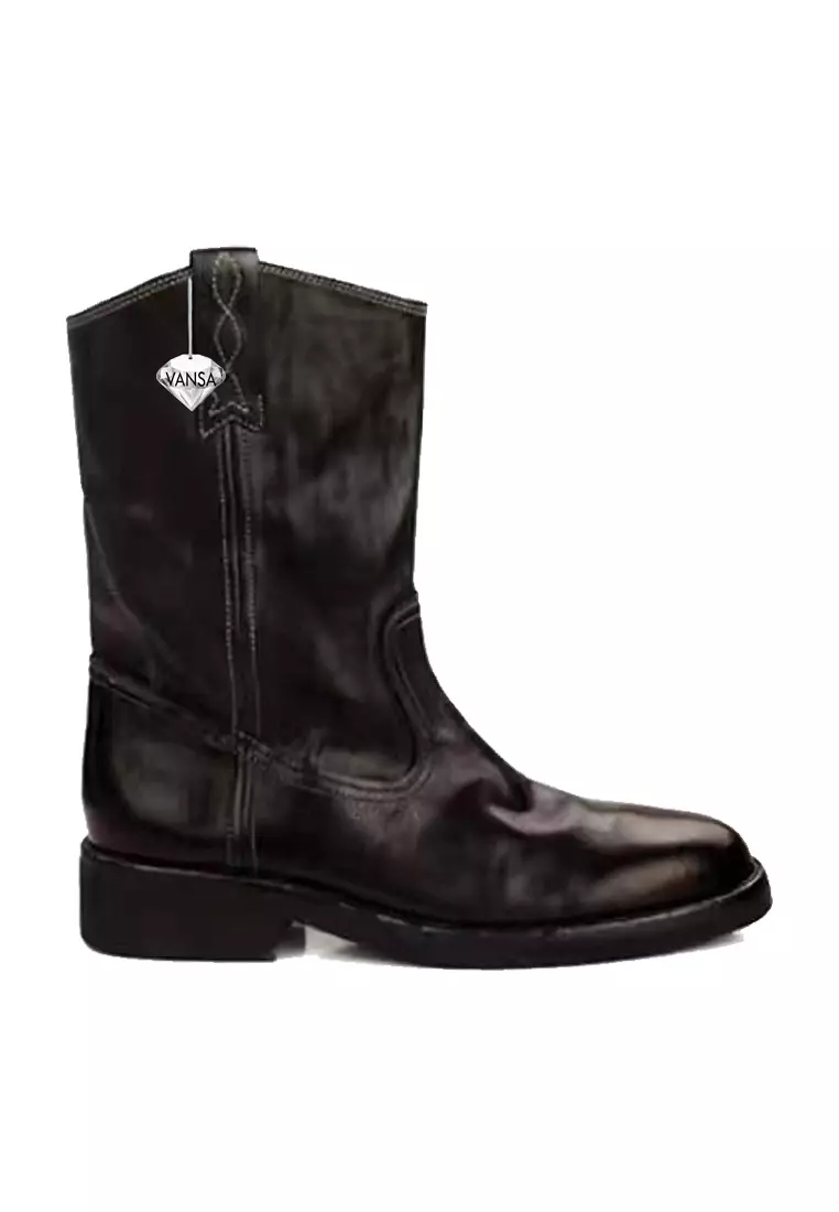Discount on Twenty Eight Shoes  shoes - SKU: VANSA Retro Denim Chelsea Boots VSW-B-272-85