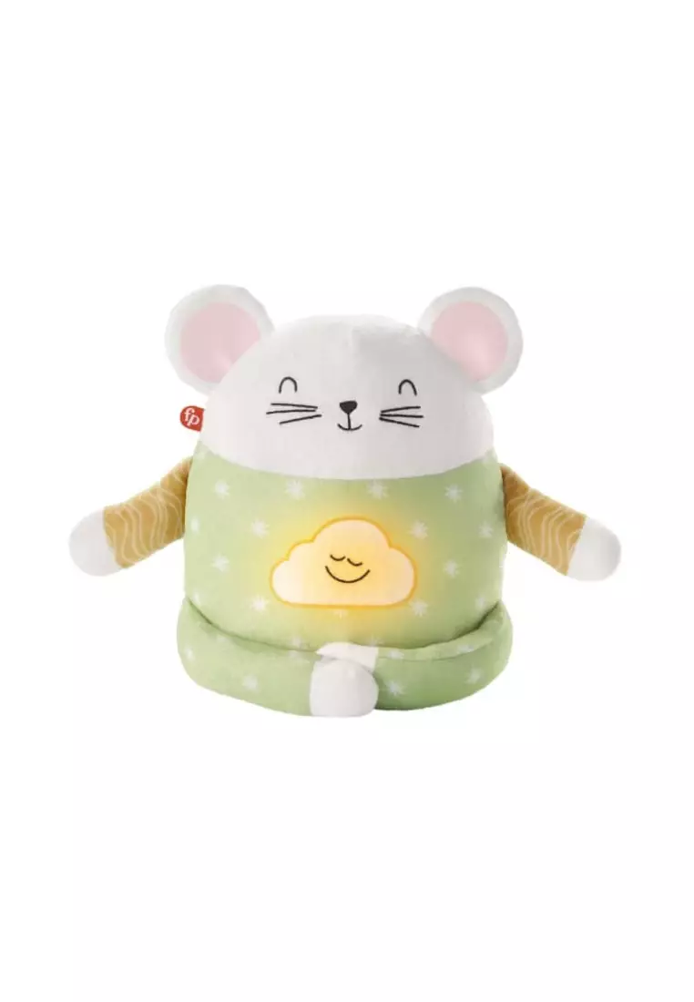 Fisher-Price Meditation 7.87" Mouse Stuffed Animal With Soothing Sounds