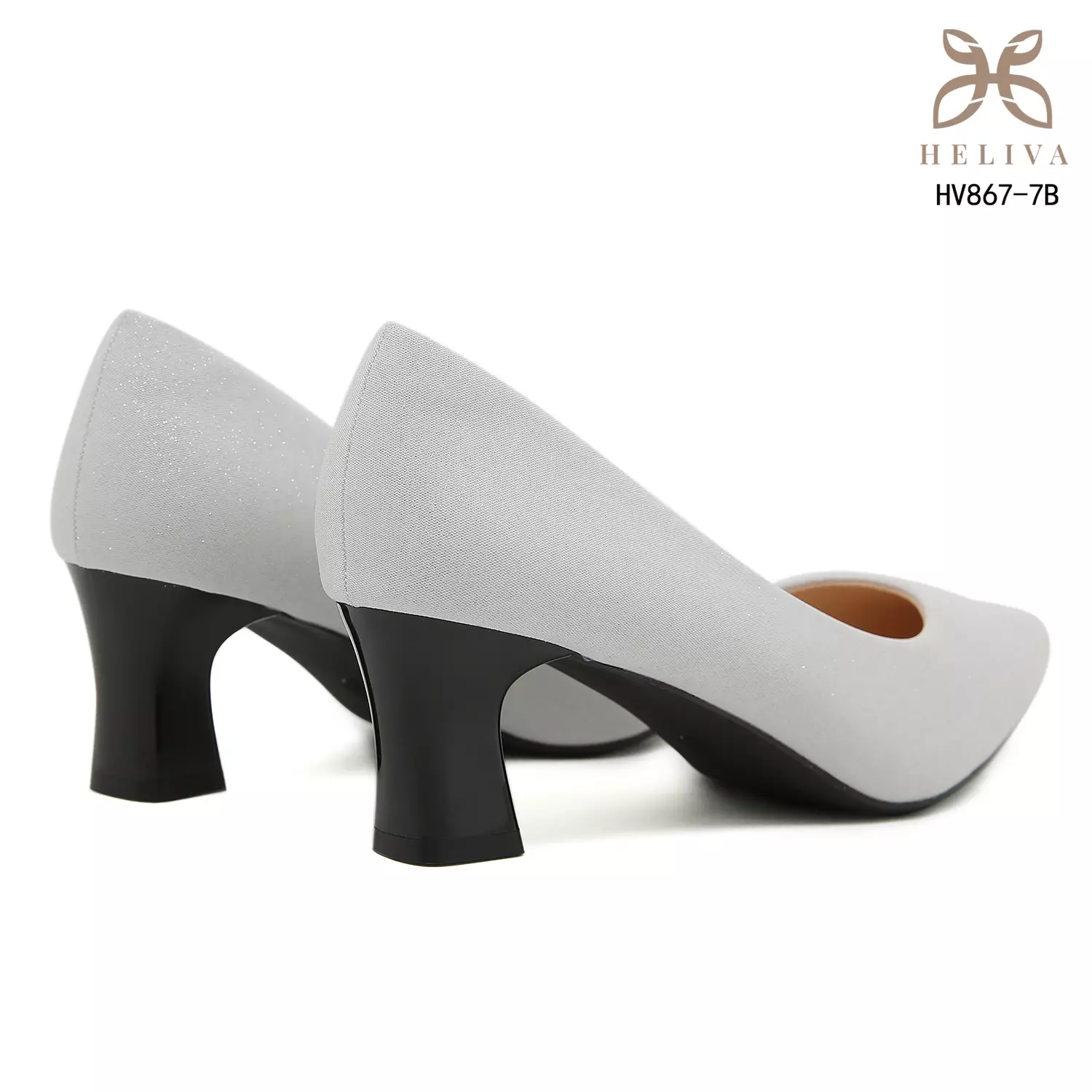 Heliva Lumina Subtle Sparkle Matte Heels 5.5cm HV867-7B