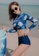 LYCKA blue LNN2249 Korean Lady One Piece Swimwear Blue BAE09USD2FA01DGS_3