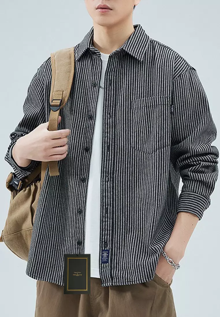 Twenty Eight Shoes Pure Cotton Striped Shirt LK LXZ759 2024 Buy