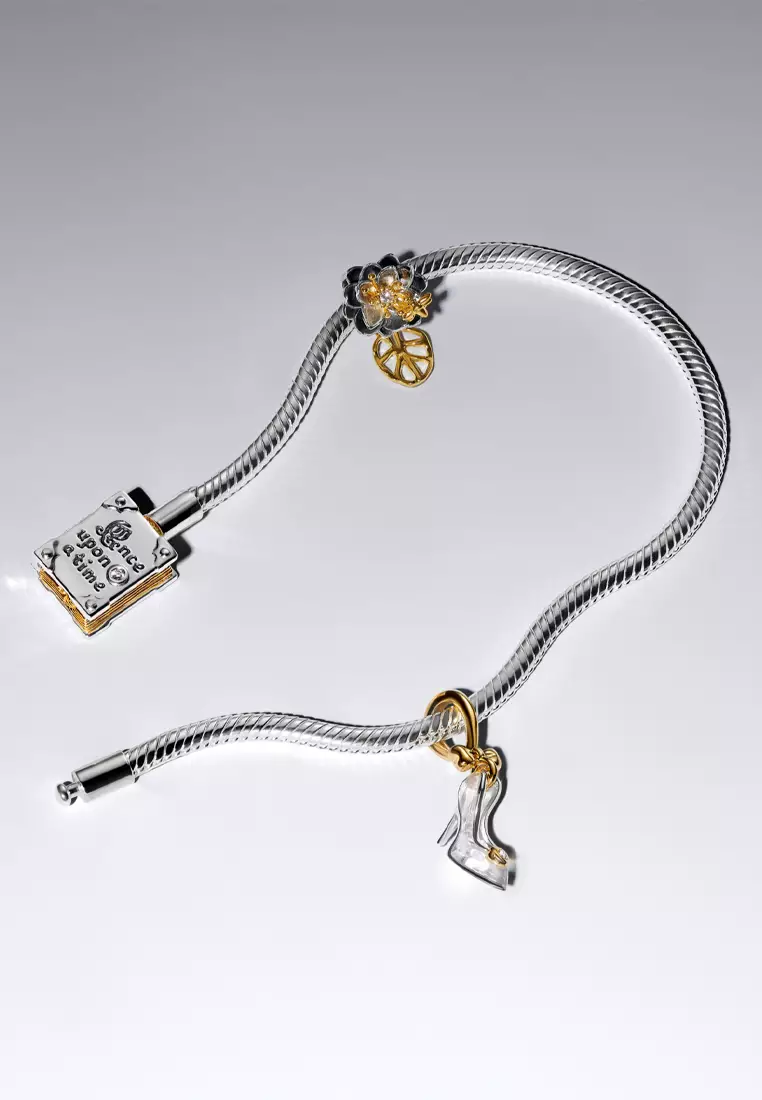 Buy PANDORA Pandora x Disney 14K Gold Plated Princess Storybook Lab ...