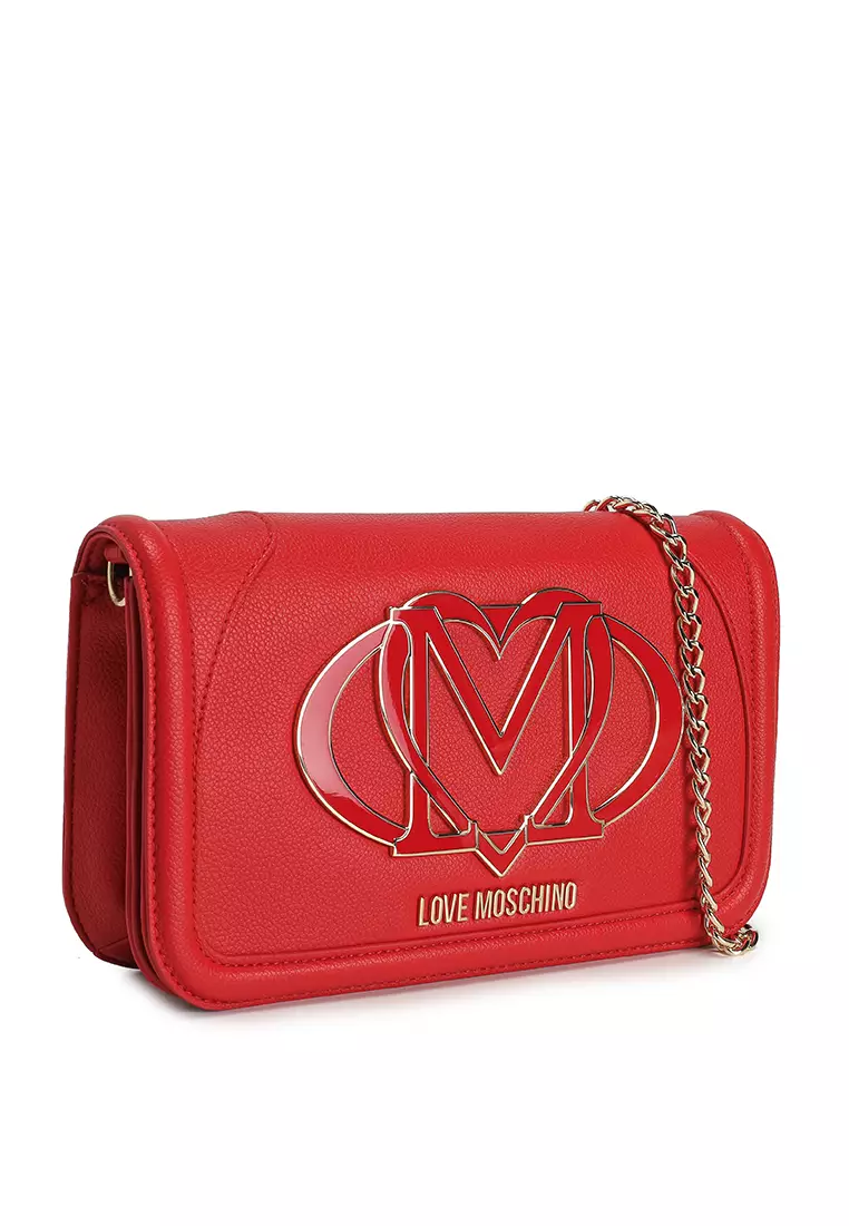 Maxi Logo Chain Crossbody Bag (nt)