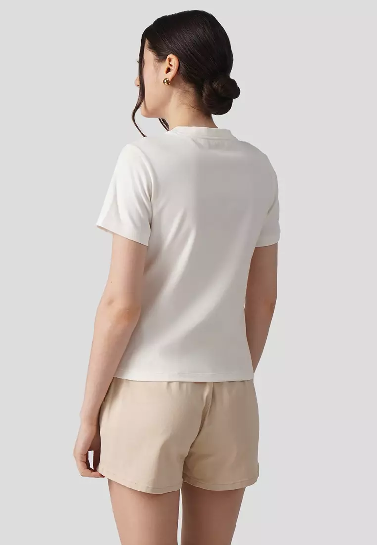 Soft Rib Crew Neck T-Shirt